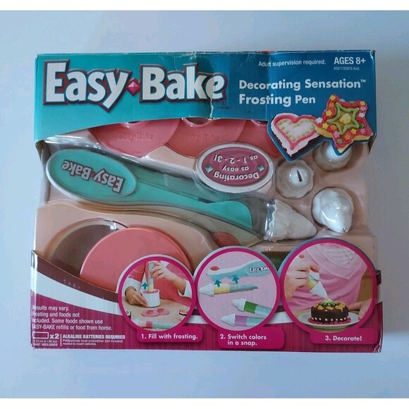 NEW Easy Bake Decorating Sensation Frosting Pen Kit by Hasbro - Picture 1 of 2